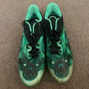 Under armor UA Mens 12 Green Skull Cleats